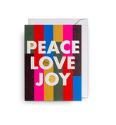 Lagom Design - Peace Love Joy Mini Christmas Card